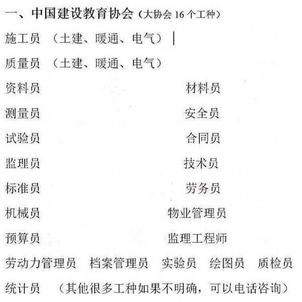 深圳建筑八大员证报考程序